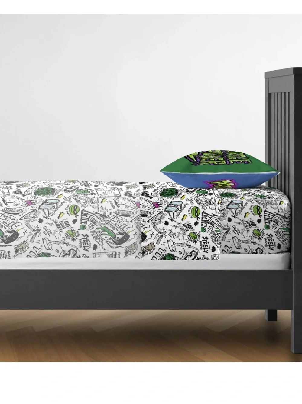 Teenage Mutant Ninja Turtles Kids 3-Piece Twin Sheet Set,Microfiber, Nickelodeon